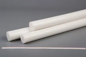 Полиацеталь стержень ПОМ-С Ф 50 мм (L=1000 мм, ~3,0 кг) 