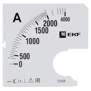 Шкала сменная для A961 2000/5А-1.5 PROxima EKF s-a961-2000