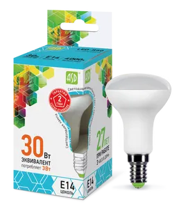 Лампа светодиодная LED-R50-standard 3Вт 230В Е14 4000К 270Лм ASD