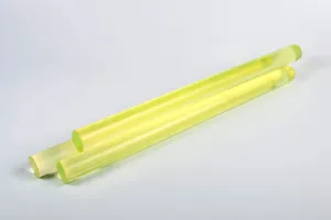 Полиуретан стержень Ф 35 мм   (L=500 мм, ~0,7 кг, жёлтый)  