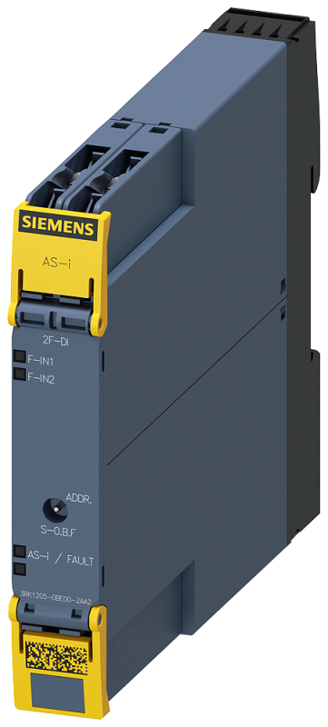 Модуль ASIsafe SlimLine Compact SC17.5F digital safety 2F-DI IP20 2х вход для механических датчиков винтовые клеммы установочн. ширина 175мм Siemens 3RK12050BE002AA2 #1