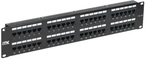 Патч-панель 2U кат.5е UTP 48 портов (Dual) ITK PP48-2UC5EU-D05 #1