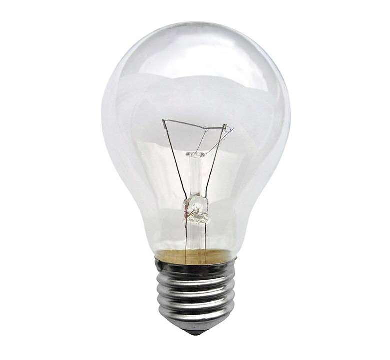 Лампа накаливания Б 125-135В 60Вт E27 манж. упак. (100) Искра Львов ИР0084 #1