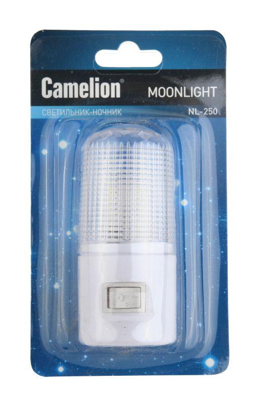 Светильник светодиодный NL-250 LED 220В ночник с выкл. Camelion 14357 #1