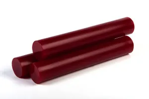 Полиуретан стержень Ф 65 мм   (L~400 мм, ~1,7 кг, красный) Россия 