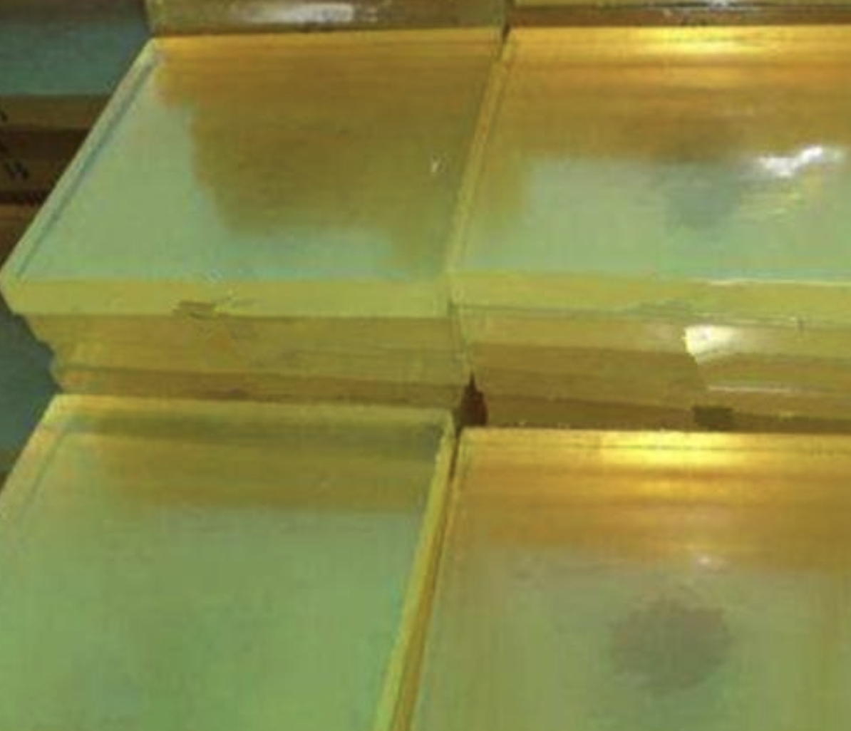 Полиуретан листовой 35 мм (500х500 мм, ~10.0 кг, жёлтый)   #2