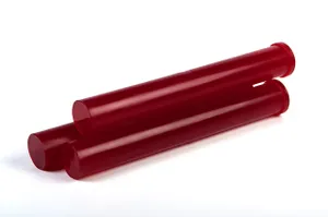 Полиуретан стержень Ф 55 мм   (L~400 мм, ~1,2 кг, красный)