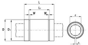 Линейный подшипник LME30-UU-AJ (KBS3068PP) #2