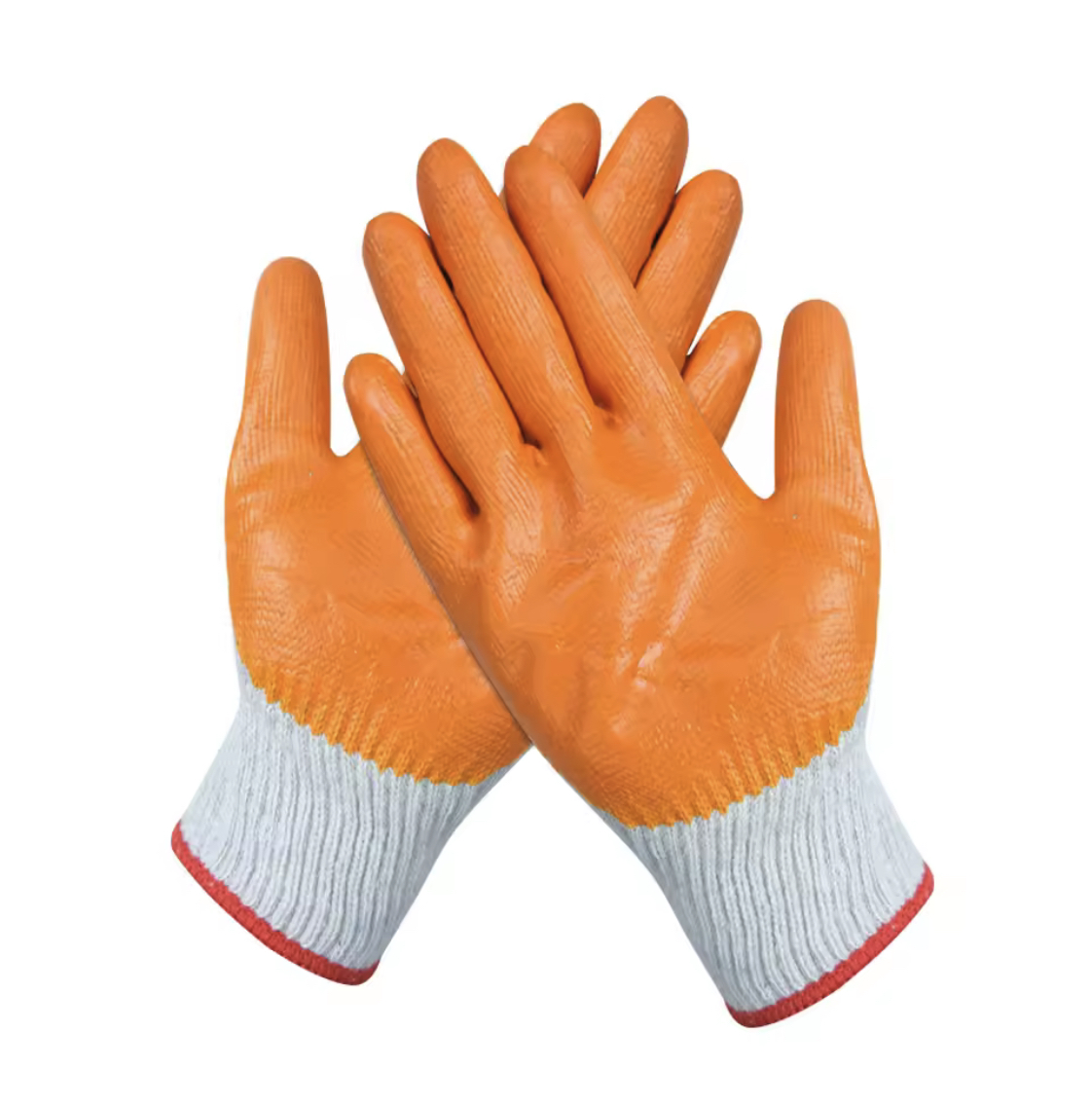Перчатки нейлоновые с частичным покрытием ладони и пальцев точка ПВХ бел. Rexant 09-0260 #2
