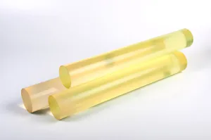 Полиуретан стержень Ф 70 мм   (L=500 мм, ~2,4 кг, жёлтый) Китай 