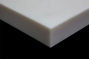 Капролон листовой ПА-6  50 мм (~1000х1000 мм, ~63,0 кг) 1.145 г/ куб.см, бело-кремовый