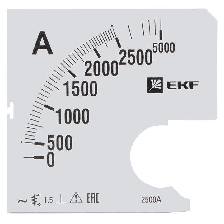 Шкала сменная для A961 2500/5А-1.5 PROxima EKF s-a961-2500 #1